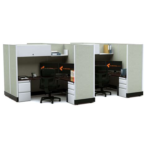 Modular Furniture 67H Powered - Modular Office Desk Furniture 67H 4pack ...