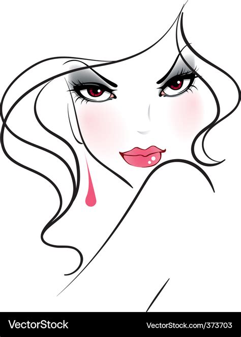 Women face Royalty Free Vector Image - VectorStock