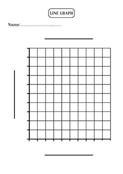 Blank Line Graph Template for Primary by Teachers By Math Mentor