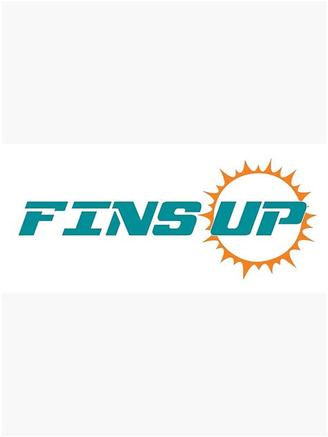 "Fins up - Miami Dolphins - American Football - Fan Art" Canvas Print ...