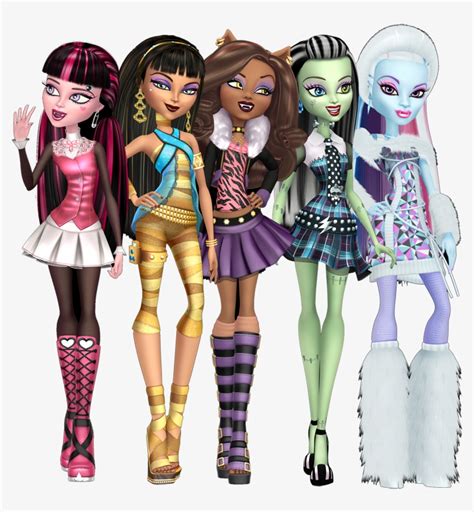 Monster High - Monster High Movies Characters Transparent PNG - 991x897 ...