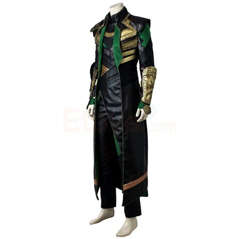 Loki Costume Thor 2 Dark World Cosplay Suit