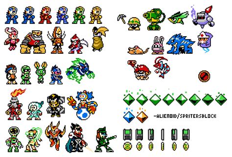 Even More 8-Bit Mega Man Battle Network Sprites : r/Megaman