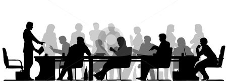 Meeting clip art black white free clipart images clipartcow – Clipartix