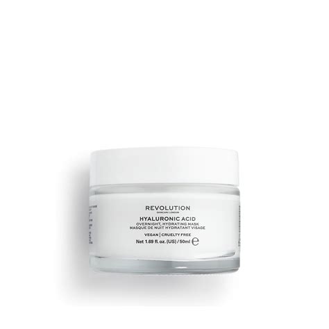 Buy Revolution Skincare Hyaluronic Acid Overnight Hydrating Face Mask ...