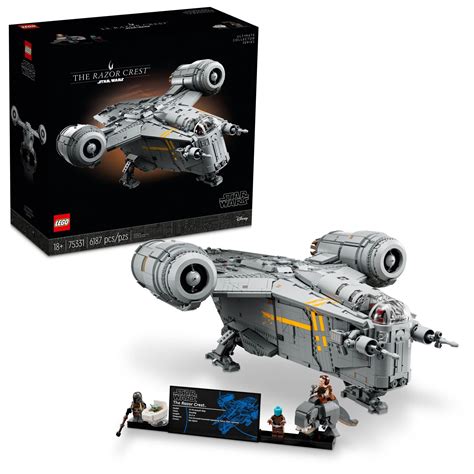 LEGO Star Wars The Razor Crest 75331 Building Set for Adults (6,186 ...