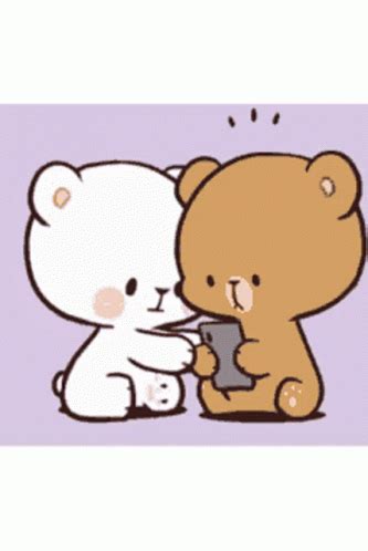 Mocha Milk Bear Love Hug GIF | GIFDB.com