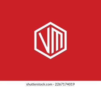 Vm Logo Design Vector Template Stock Vector (Royalty Free) 2267174019 ...