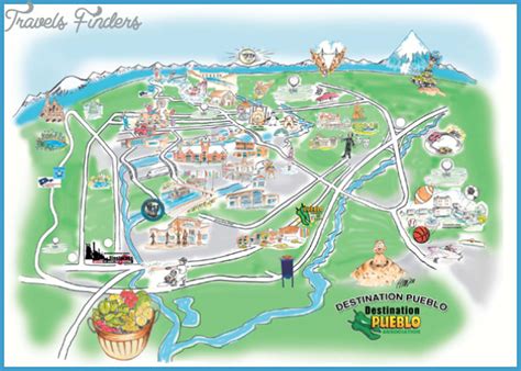 Denver Map Tourist Attractions - TravelsFinders.Com