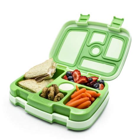 NEW Bentgo Kids Leakproof Children's Lunch Box Green (dent or open box ...