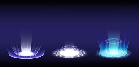 Hologram Portal Vector Art, Icons, and Graphics for Free Download