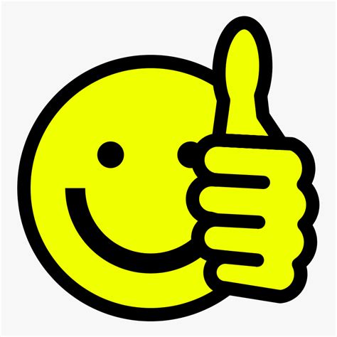 Smiley Face Clip Art Thumbs Up Free Clipart Images - Happy Face Thumbs ...