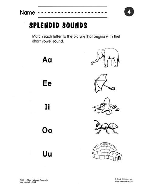 Short Vowel Sounds Worksheets Free Printable – Thekidsworksheet