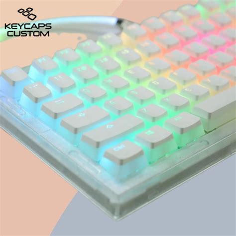 Double White Pudding Keycap for Mechanical Keyboard