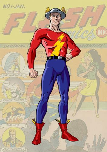 Golden Age Flash by trisaber on DeviantArt