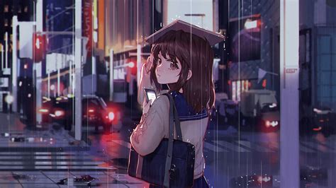 400+ Wallpaper Anime Girl Rain Picture - MyWeb