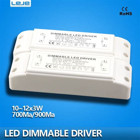 Dimmable LED Driver dimming LED power supply 700ma 900ma 10W 11W 12W ...