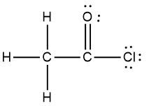 Draw the structure of the Acetyl chloride. | Homework.Study.com