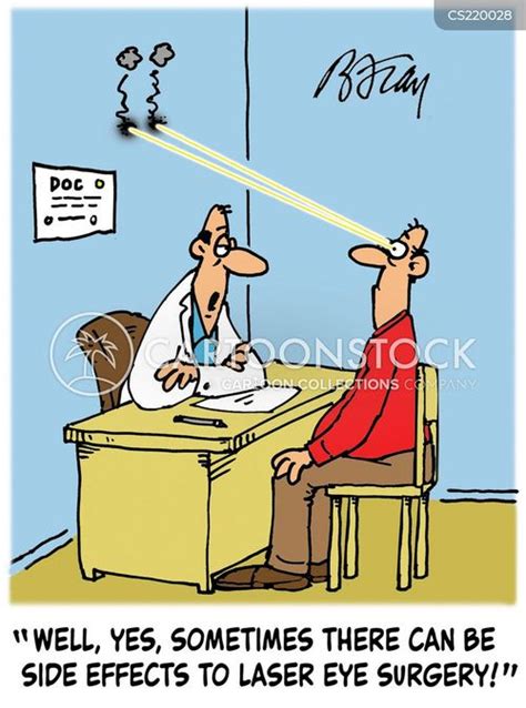 Laser Eye Surgery Cartoons and Comics - funny pictures from CartoonStock