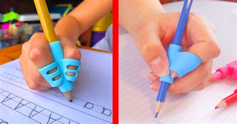 These Awesome Pencil Grips Teach Kids How To Properly Grip a Pencil