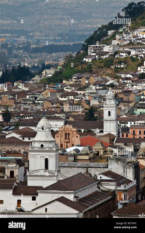 Churches of Quito, Old Town, Quito, Ecuador, September 2010 Stock Photo ...