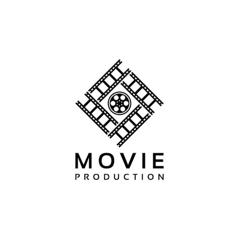 Premium Vector | Movie cinema film production logo design