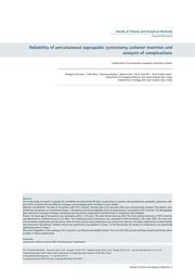 Reliability of percutaneous suprapubic cystostomy catheter insertion ...