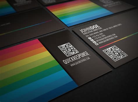 Qr Code Business Card Templates, After Generating A Vcard Qr Code For ...