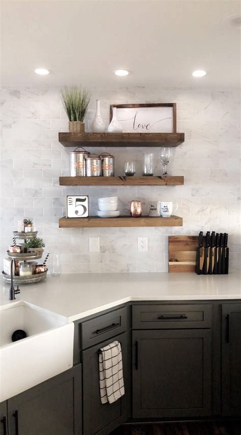 30+ Ideas For Floating Shelves In Kitchen – HomeDecorish