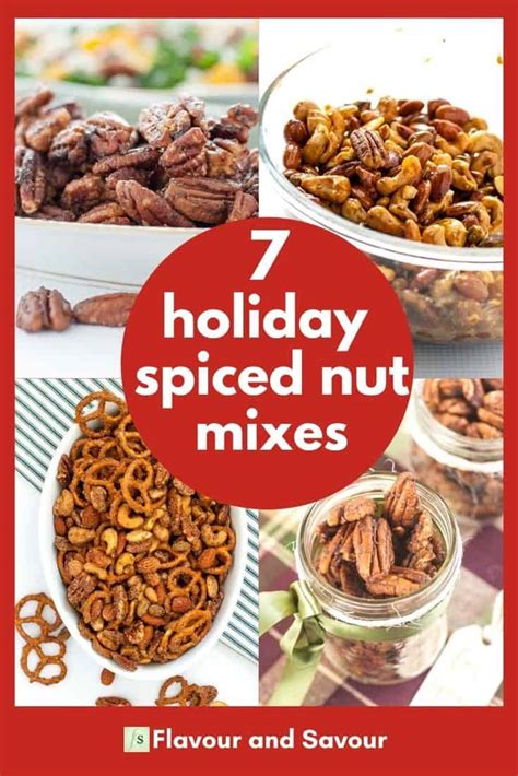 7 Holiday Spiced Nuts Recipes - Flavour and Savour