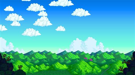 Pixel Art Landscape Wallpaper