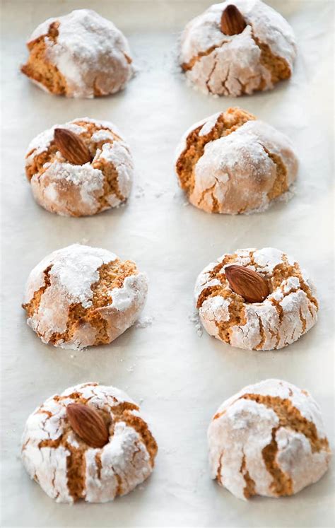 Amaretti - Italian Chewy Almond Cookies - Italian Recipe Book