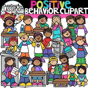 Positive Behavior Clipart {Good Choices} by Creating4 the Classroom Clipart