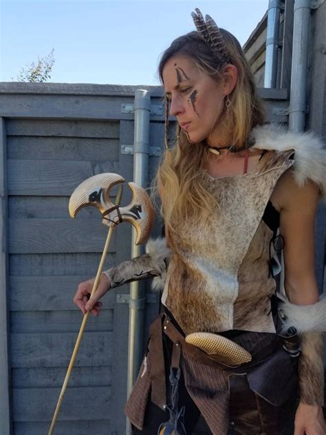 Viking Warrior, Female Viking Warrior, Adult Halloween Costume, Viking ...