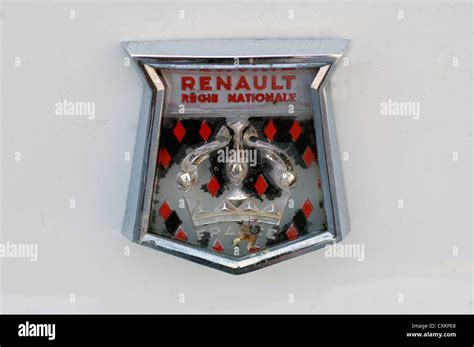 Old renault badge hi-res stock photography and images - Alamy