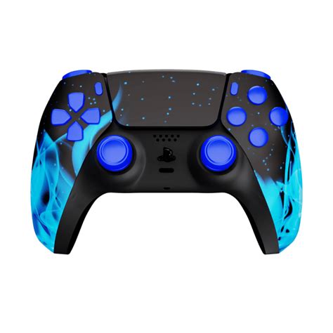 PS5 Custom Controller | Blue Flame Edition | Custom Controllers