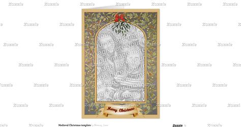 medieval_christmas_template_greeting_card ...