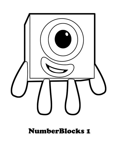 All Number Blocks Coloring Pages Coloring Pages