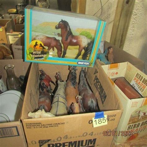 assorted toy plastic horses | Live and Online Auctions on HiBid.com