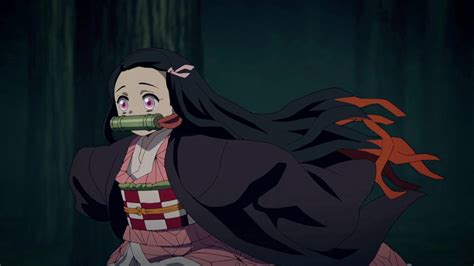 Demon Slayer Nezuko Kamado Running Live Wallpaper - HDLiveWall.com