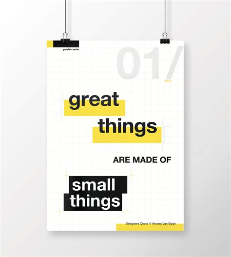 Designers quotes posters on Behance