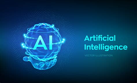 Artificial Intelligence logo in hand 1217204 Vector Art at Vecteezy