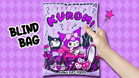 Blind Bag paper 💜 Kuromi 👾 Relaxing ASMR Unboxing SANRIO Blind Bags ...