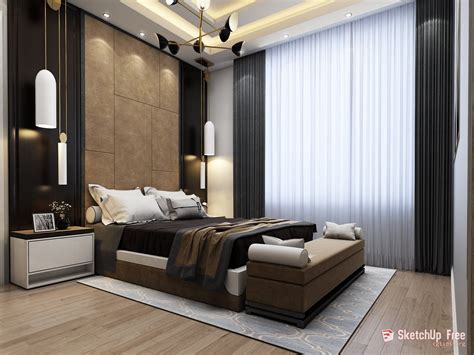 Bedroom Sketchup Interior Design See More on | This Design You Love