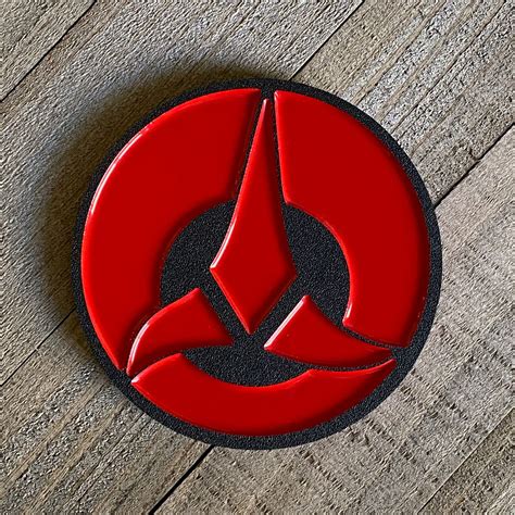 Star Trek Klingon Empire Symbol Coaster | Etsy