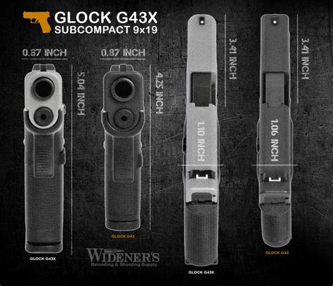 Glock's New G43X and G48 Pistols vs. The Glock 43 and Glock 19