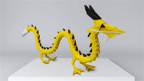 How To Make A Origami Chinese Dragon