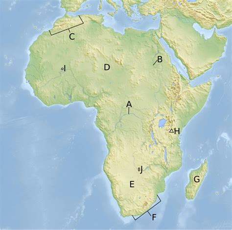 Africa Landforms