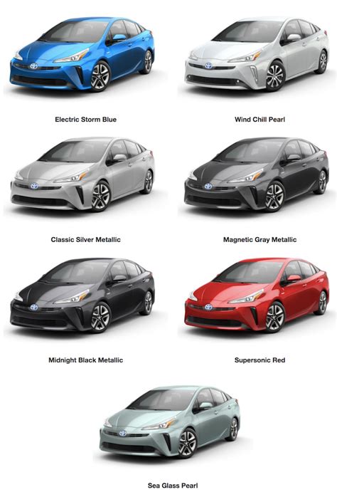 toyota-prius-color-options - Toyota of Morristown