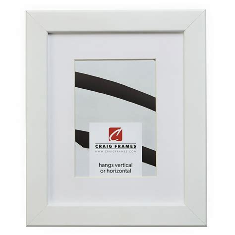 Craig Frames 26267 24x30 inch White Satin Picture Frame Matted for a ...